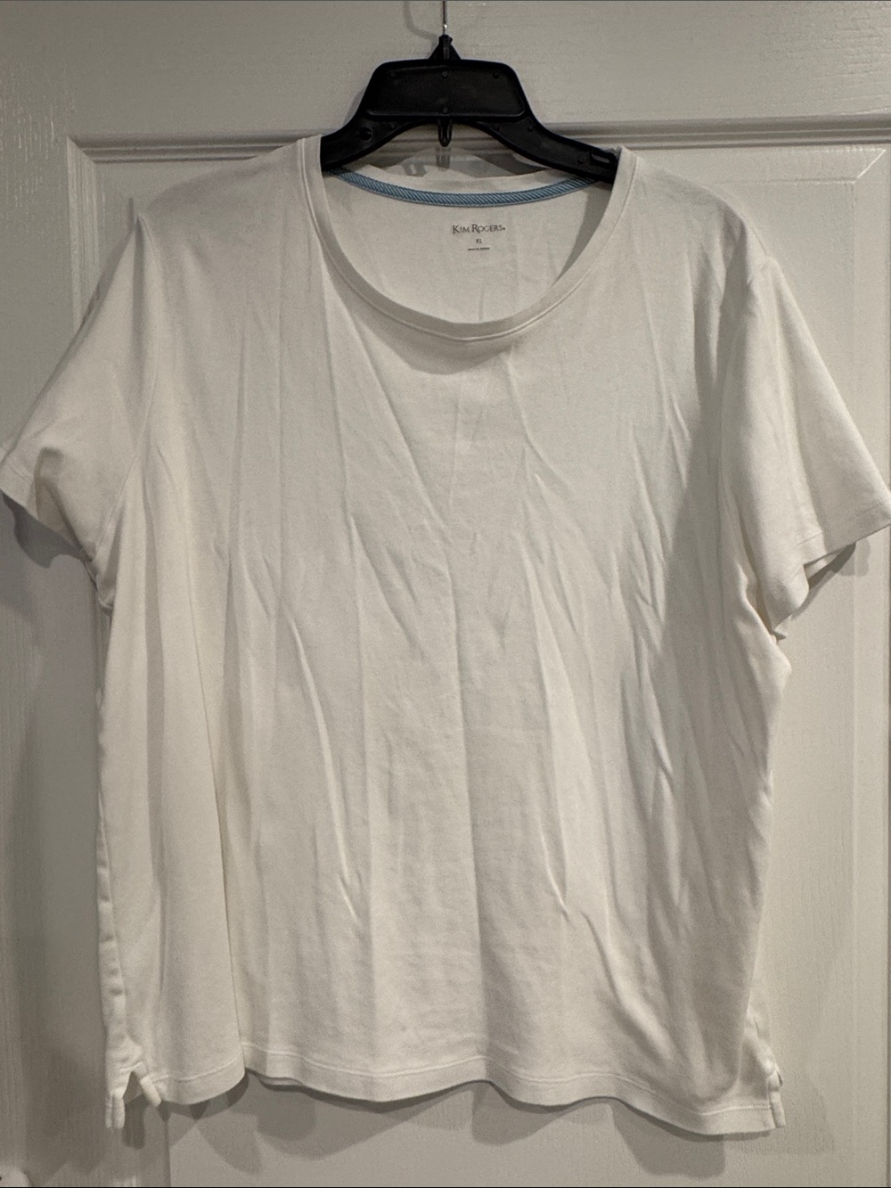 Kim Rogers Signature White Short Sleeve Crew Tee